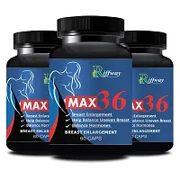 Max 36 Herbal Capsule For Helps To Your Breast Fit 100% Ayurvedic Pack Of 3-thumb1