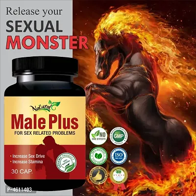 Male Plus Ayurvedic Capsules For Boost Your Sexual Stamina 100% Natural Pack Of 1