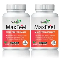 Max Feel Ayurvedic Capsules For Premature Ejaculation 100% Herbal Pack Of 2-thumb1