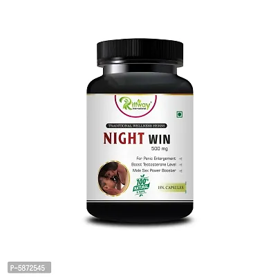 Night Win Sexual Capsules For Sexual Power Tablets For Men Long Time, Ayurvedic Medicine For Erectile Dysfunction, Sexual Power Tablets For Men, Ayurvedic Capsule For Sex Power, Extra Time Tablet For Man 100% Ayurvedic  Organic-thumb2