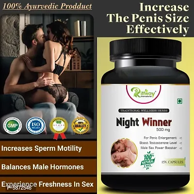 Night Winner Sexual Capsules For Sexual Power Tablets For Men Long Time, Ayurvedic Medicine For Erectile Dysfunction, Sexual Power Tablets For Men, Shilajit Capsules, Long Time Sexual For Men Medicine Tablet, Extra Time Tablet-thumb0