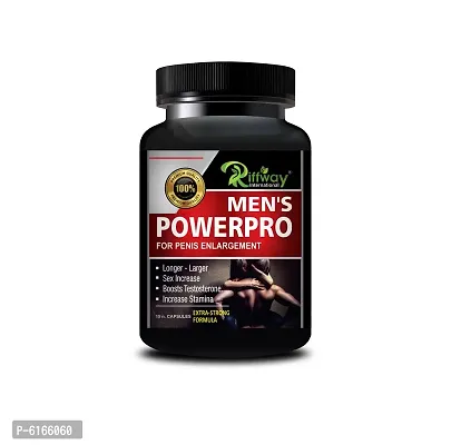 MENS POWER PRO Herbal Capsules For Promotes Long Intimacy Timing|Enhances Organ Size-thumb2