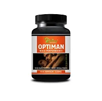 OPTIMAN Herbal Capsules For Bigger Strong Man Enlarger Max Size Capsules Gold Large Extra-thumb1