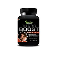 TURBO BOOST Herbal Capsules For Formula for Stamina, Enhanced Performance, Energy, Immunity and Muscle Growth for Men-thumb1