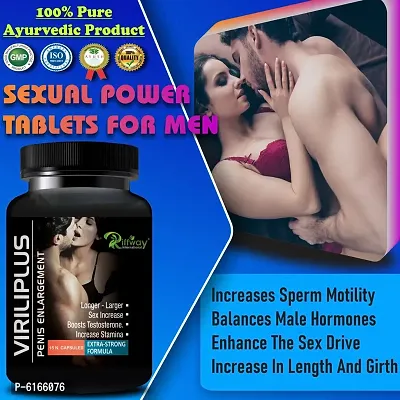 VIRILIPLUS Herbal Capsules For long time sex power Medicines Capsules For Men