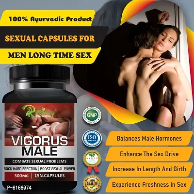 VIGORUS MALE Herbal Capsules For Helps in Increase Male libido | Helps in Increase Male Sex drive
