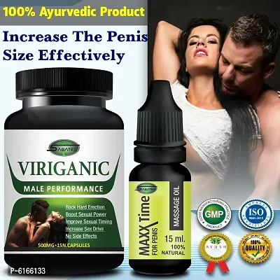 Viriganic Sexual Capsules and Max Time Oil For Helps In Boosts The Sexual Male Strength