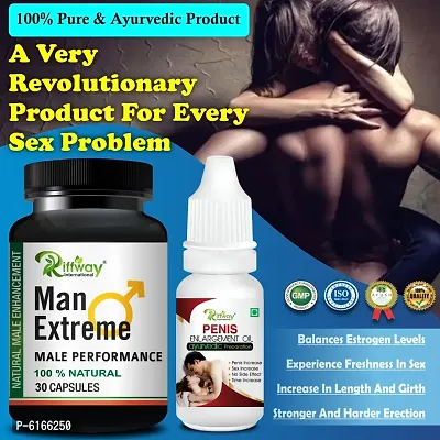 Buy Man Extreme Herbal Capsules And Penis Enlargement Oil For