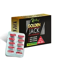 Golden Jack Herbal Capsules Improves Male Night Performance Extra Pleasure  Pack Of 1-10 Tablets-thumb3