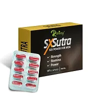 SX Sutra Herbal Capsules Improves Male Night Performance Extra Pleasure  Pack Of 1-10 Tablets-thumb3