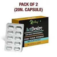 Act Desire Herbal Capsules Regains Energy For More Pleasure Harder Size  Pack Of 2-20 Tablets-thumb3