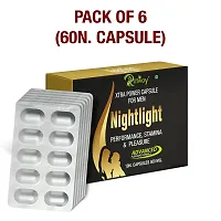 Night Light Herbal Capsules Regains Energy For More Pleasure And Male Desire  Pack Of 6-60 Tablets-thumb3