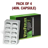 Vita Feelux Herbal Capsules Regains Energy For More Pleasure And Power  Pack Of 4-40 Tablets-thumb3