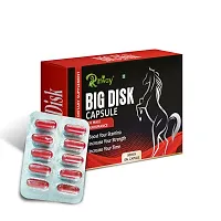 Big Disk Herbal Capsules Strenghthens Male Sensitive Muscles And Pleasure  Pack Of 1-10 Tablets-thumb3