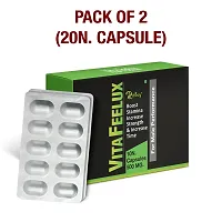 Vita Feelux Herbal Capsules Regains Energy For More Pleasure Hard Size  Pack Of 2-20 Tablets-thumb3