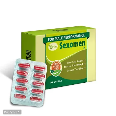 Sexo Men Herbal Capsules Strenghthens Male Sensitive Muscles And Stamina  Pack Of 1-10 Tablets