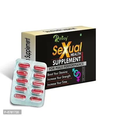 Sexual Health Herbal Capsules Strenghthens Male Sensitive Muscles And Power  Pack Of 1-10 Tablets-thumb0