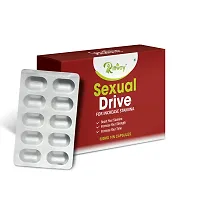 Sexual Drive Herbal Capsules Improves Sensitive Muscles Promotes Fertility  Pack Of 1-10 Tablets-thumb3