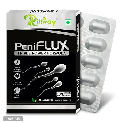 Peni Flux Herbal Capsules For Enjoy Harder And Long Lasting Erection   Pack Of 1-10 Tablets-thumb0