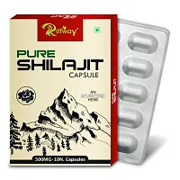 Pure Shilajit Herbal Capsules Recovers Muscles Power Stamina For Men Women  Pack Of 3-30 Tablets-thumb3