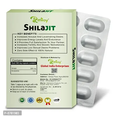 Shilajit Herbal Capsules For Long Timing Strength Stamina For Men Women  Pack Of 1-10 Tablets-thumb6