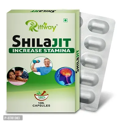 Shilajit Herbal Capsules For Long Timing Strength Stamina For Men Women  Pack Of 1-10 Tablets-thumb0