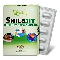 Shilajit Herbal Capsules Recovers Muscles Strength Power For Men Women  Pack Of 5-50 Tablets-thumb3