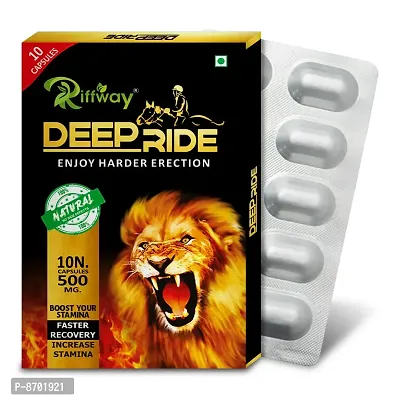 Deep Ride Herbal Capsules For Enjoy Harder And Long Lasting Erection   Pack Of 1-10 Tablets