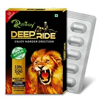 Deep Ride Herbal Capsules For Enjoy Harder Long Lasting Male Performance   Pack Of 6-60 Tablets-thumb3