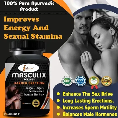 Masculix Medicine Sex Capsule For Sexual Desire Sex Product Keep Your Women Satisfied Double Power-thumb0