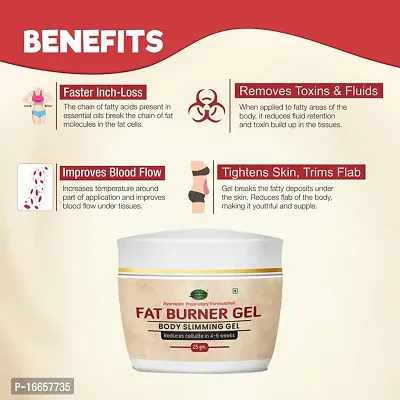 INLAZER Fat Burning Gel/Cream for Belly, Slim Shaping Workout Enhancer Gel for Women and Men, Tummy Slimming Cream Cellulite (Zero SideEffects)-thumb3
