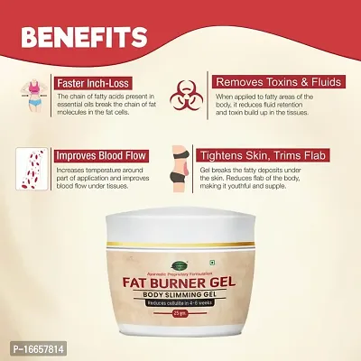 INLAZER Fat Burning Gel/Cream for Belly, Slim Shaping Workout Enhancer Gel for Women and Men, Tummy Slimming Cream Cellulite| Weight Loss Product For Men (Zero SideEffects)-thumb3
