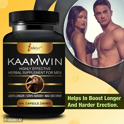 Kaamwin Medicine Sex Capsule For Sexual Desire Sex Product For Vigour Vitality Power Performance-thumb0