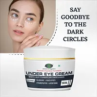 INLAZER Under Eye Cream for Reducing Dark Circles, Wrinkles and Fine lines for Women  Men All Natural Ingredients | Brightens Under Eye Area (100% Organic)-thumb1