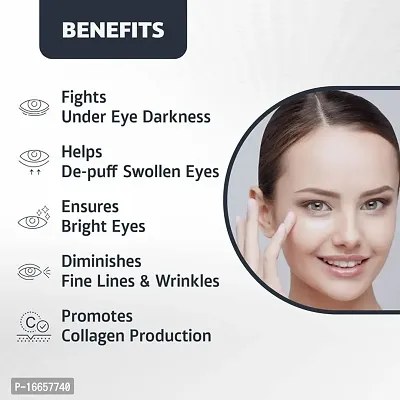 INLAZER Under Eye Cream for dark circles for women  men| Dark circle remover cream| Dark circles cream for eye (100% Organic)-thumb4