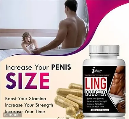 Ling Booster Herbal Capsules Improve Sexual Confidence 100% Ayurvedic Pack Of 1-thumb0