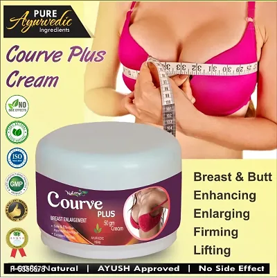 Curve Plus Herbal Cream For Helps To Enlarge Your Breast Size 100% Ayurvedic Pack Of 1