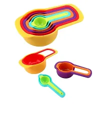 PLASTIC MEASURING SPOONS FOR KITCHEN (6 PACK)-thumb1