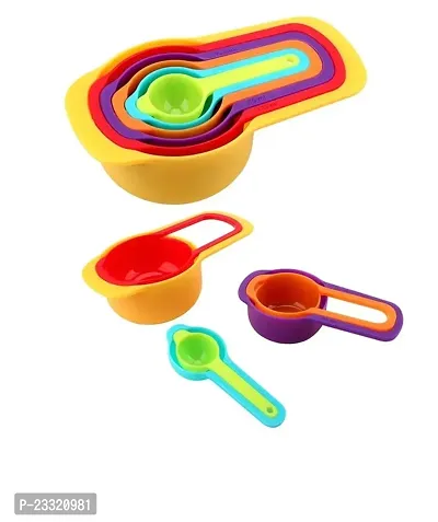 PLASTIC MEASURING SPOONS FOR KITCHEN (6 PACK)-thumb2