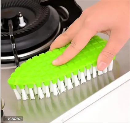 FLEXIBLE PLASTIC CLEANING BRUSH FOR HOME, KITCHEN AND BATHROOM-thumb0