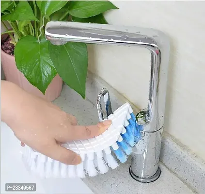 FLEXIBLE PLASTIC CLEANING BRUSH FOR HOME, KITCHEN AND BATHROOM-thumb4