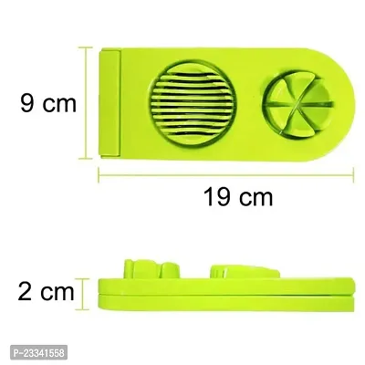 2 IN 1 DOUBLE CUT BOILED EGG CUTTER WITH STAINLESS STEEL WIRE FOR EASY SLICING OF BOILED EGGS-thumb2
