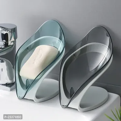 NEW LEAF SOAP BOX USED IN ALL KINDS OF HOUSEHOLD AND BATHROOM PLACES AS A SOAP STAND AND CASE-thumb0