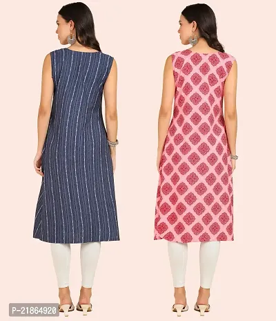 Fancy American Crepe Kurtis for Women Pack Of 2-thumb5