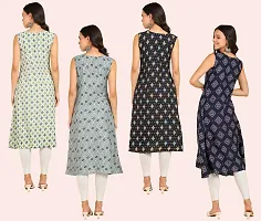 Fancy American Crepe Kurtis for Women Pack Of 4-thumb3