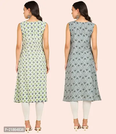 Fancy American Crepe Kurtis for Women Pack Of 2-thumb2