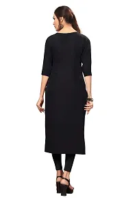 DSK STUDIO Women's Crepe Straight Kurta-thumb1