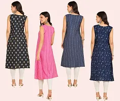 Fancy American Crepe Kurtis for Women Pack Of 4-thumb3