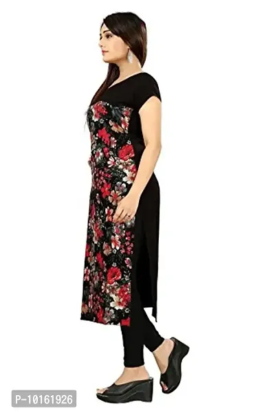 DSK STUDIO Women's Crepe Straight Kurta-thumb2