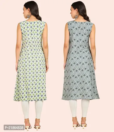 Fancy American Crepe Kurtis for Women Pack Of 2-thumb5